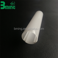 Casing Lampu LED T8, Penutup Lampu Profil PC untuk Tabung T5 T10 T12, Grosir Pabrik OEM Kustom