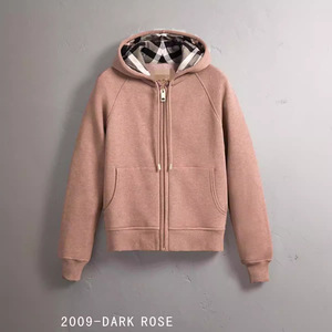 Felpe con <span class=keywords><strong>Cappuccio</strong></span> di Alta Qualità Stile Britannico SJ, Unisex, con Zip Intera, Loghi Ricamati Personalizzabili - Product Image 3