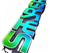 Letras LED RGB Dinámicas Personalizadas, Letrero Luminoso 3D para Bar, KTV, Club Nocturno