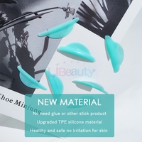 8 paires de protections pour rehaussement de cils coréennes, autocollantes, pour salon, coussinets de rehaussement de cils très populaires, tiges de rehaussement de cils en silicone super doux