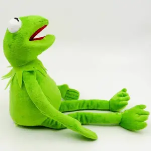 40cm Kermit Plush Toy Sesame Street Frogs Doll Stuffed Animal Soft Stuffed Toy Christmas Holiday Gift Drop Shipping