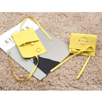 Emballage de bijoux en microfibre imprimé de logo personnalisé taille standard pochette cadeau pour bijoux en velours