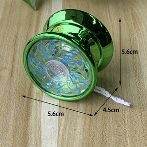 Jouets de combat classiques pour enfants, <span class=keywords><strong>yoyo</strong></span> magique en métal allié avec logo personnalisé, design coloré en plastique, lumière LED clignotante, bille à roulement, nouveau - Product Image 5