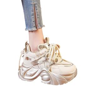 Chaussures de marche tendance pour femmes 2026 – Nouveauté printemps, respirantes, décontractées, à semelle épaisse et talon compensé, polyvalentes - Product Image 5