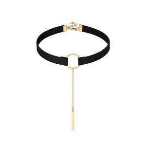 Kalung Tali Hitam Gaya Korea Perhiasan Serbaguna Wanita - Product Image 4