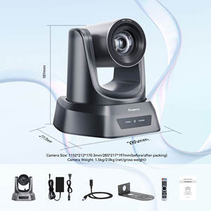 Telecamera per Conferenze PTZ Teveo <span class=keywords><strong>Serie</strong></span> NV10W con Zoom Ottico 10x e USB3.0 Videocamera 1080P per Trasmissioni in Diretta - Product Image 2