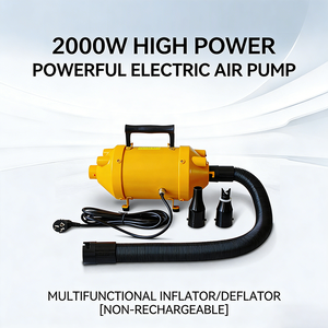 Pompe à air électrique 2000W, matériau ABS et cuivre, capacité 4500L/min pour planche à pagaie, tente de camping, kayak et bateau à rames - Product Image 1