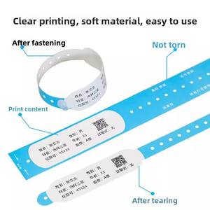 Xingmaiteng <span class=keywords><strong>Thermal</strong></span> Identificationリストバンド大人用子供プロモーション用互換性のあるブラザーゼブラ病院リストバンド - Product Image 3