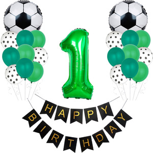 Set de Globos con Temática de Fútbol para Cumpleaños, Decoración para Niños y Bebés de un Año - Product Image 2