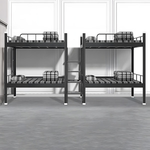 Lit superposé moderne KENING en fer forgé pour dortoir, idéal pour étudiants et appartements scolaires - Product Image 3