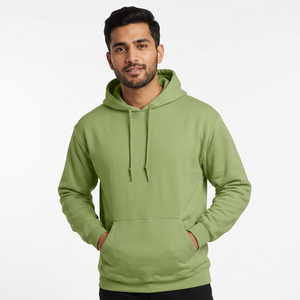 Service OEM, sweats à capuche pour hommes de haute qualité, collection hiver 2024, nouveau design imprimé vert tendance, sweats à capuche en gros à bas prix - Product Image 1