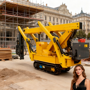 Grue à flèche 2T Grue araignée à chenilles avec flèche télescopique Rotation de 360 degrés pour chantier de construction - Product Image 1