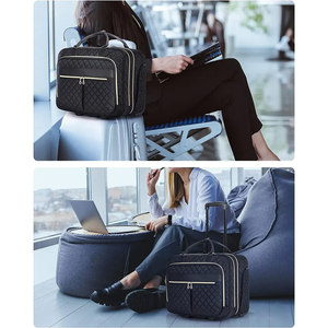 프리미엄 소재 롤링 더플백: 방수 옥스포드 원단 고급 캐리어 여행 가방 바퀴 포함 - Product Image 6