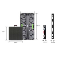 Écran LED de location VORTEX P3.91 double usage 500x1000mm, armoire amovible, pour intérieur (banquets) et extérieur (performances temporaires)