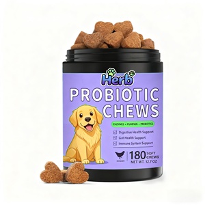 Friandises à mâcher souples bio riches en protéines et probiotiques naturels, marque privée OEM/ODM, pour le soutien immunitaire et la santé intestinale des chiens - Product Image 1