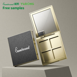 Boîte d'emballage de Palette d'ombres à paupières en or personnalisée, emballage d'ombres à paupières de 26mm - Product Image 2