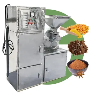Mesin penggiling biji Gula kecil, bumbu komersial makanan kelas bubuk Mini kecil ramuan gula halus untuk bisnis kecil