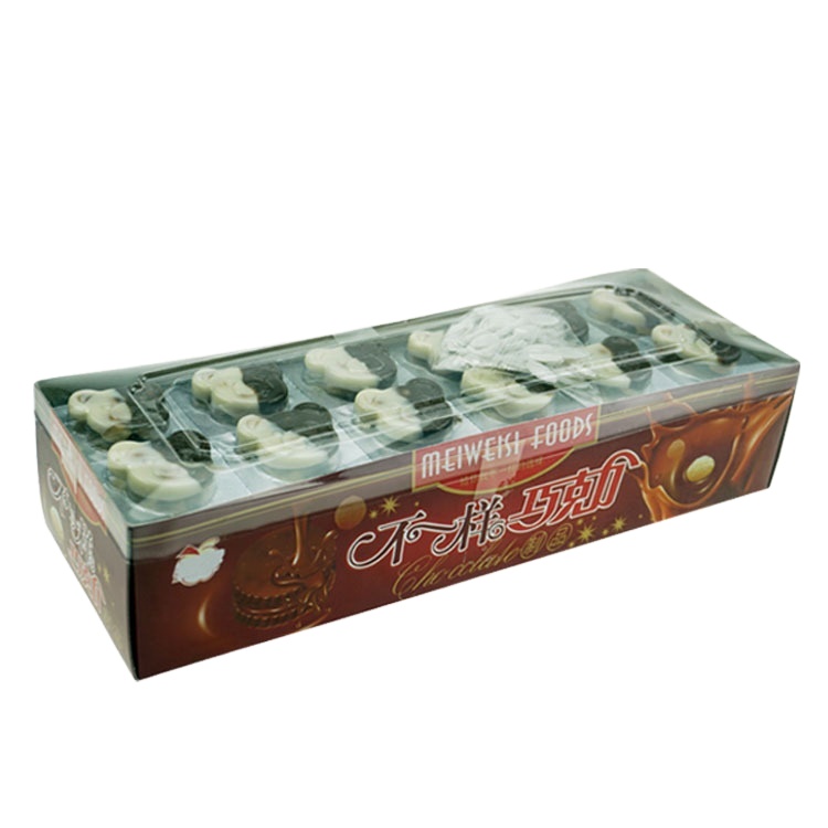 Печенье в форме маленького медведя из Китая с шоколадным кремом