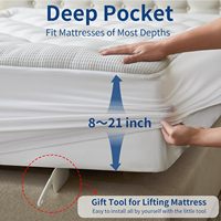 Housse de lit personnalisée, housse de protection de matelas, protection de matelas en gros