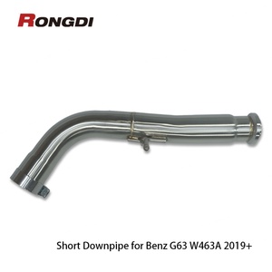 Tubo de Escape con Acabado Cepillado para Mercedes-Benz AMG G63 W464 4.0T M177 2019+, Tubo Corto de Acero Inoxidable - Product Image 4