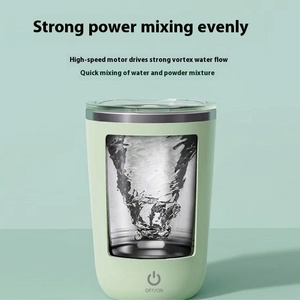 Wholesale Fully Automatic Stainless Steel Water Cup Lazy Magnetic Charging Electric <b>Coffee</b>/Mixed Tea Cup New Hot Cold Features - Product Image 2