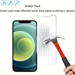 Protection d'écran en <span class=keywords><strong>verre</strong></span> <span class=keywords><strong>trempé</strong></span> transparent 9H haute alumine de qualité supérieure pour iPhone 17 Air 16 15 14 13 Pro Max S26 S25 S24 Plus <span class=keywords><strong>Ultra</strong></span> - Product Image 2