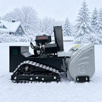 Souffleuse à neige télécommandée Crawler, machine de déneigement de 1000 mm de large pour allées et routes, élimination de fortes quantités de neige
