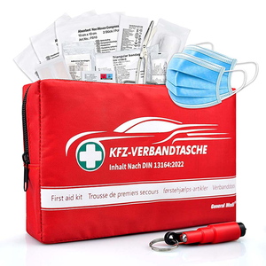 DIN 13164 <span class=keywords><strong>Precio</strong></span> competitivo Oem Kit de emergencia <span class=keywords><strong>para</strong></span> coche Bolsa de primeros auxilios Kit de herramientas de emergencia Kit de asistencia de emergencia en carretera <span class=keywords><strong>para</strong></span> coche - Product Image 1