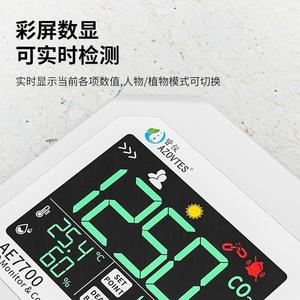 Détecteur de CO2 Azovites Ae7700, résolution 0-9999ppm, 1ppm, 24v, pour serre et système d'air frais - Product Image 1