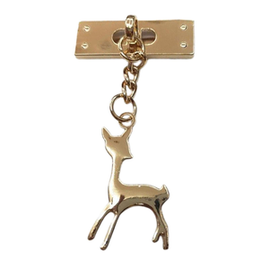 Handmade DIY Bag Decoration Accessories Spring Ring Bag Lock Metal Mortise Lock Bag Switch Lock Buckle. - Product Image 3