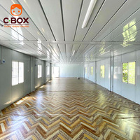 Cbox Maison Conteneur Modulaire Préfabriquée Démontable pour Dortoir Multi-Lits en Rangée Linéaire