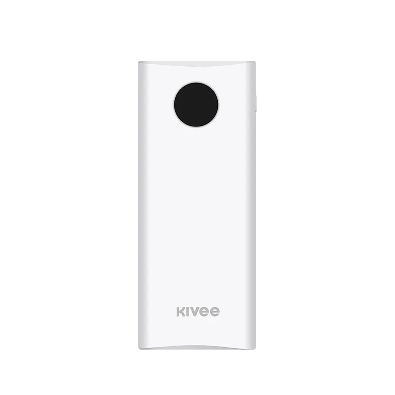 KIVEE 2020 consumer electronics portable battery banks real LED light 10000 mah small mini power bank