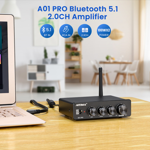 <span class=keywords><strong>AIYIMA</strong></span> A01 PRO BT TPA3116 amplificateur de puissance Audio 2.0 canaux stéréo ampli RCA réglable basses moyennes et aigus 100Wx2 - Product Image 2