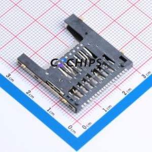 SD-401-ACP19 SD Card / Memory Card Connector SMD Connector Self-Return Type Standard SD Card Card Holder 3mm - Product Image 2