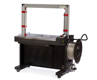 Machine d'emballage entièrement automatique pour la cerclage de cartons avec des courroies PP/PE de 5 mm, idéale pour la fixation de boîtes.
