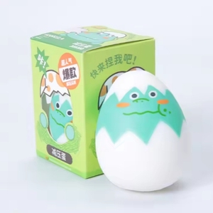 Vente en gros usine OEM Populaire Jouets anti-stress Fidget en TPR souple en forme d'œuf à presser, motifs Mignons Canard et Dinosaure - Product Image 5
