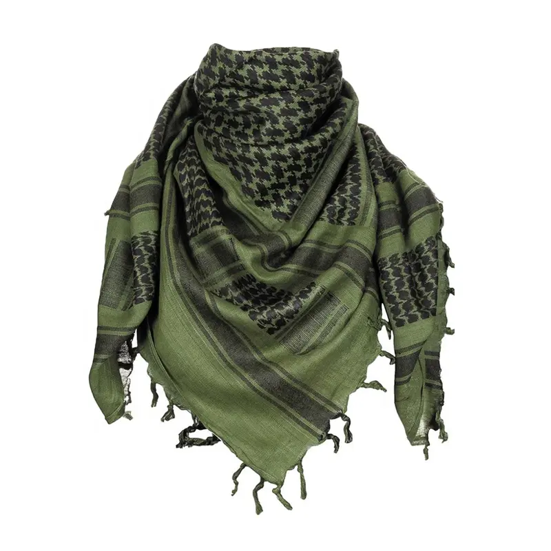 Hot Sale Tactical Winter Middle East Armed 100% Cotton Scarf Tactical Men Shemagh