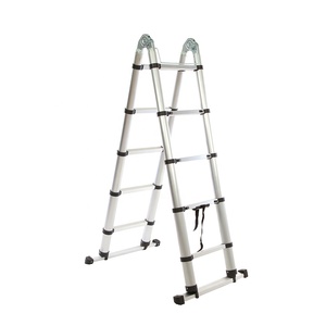 Nhôm đa năng thang 1.9m + 1.9m/3.8m đôi kính thiên văn với phần mở rộng ổn định EN131 - Product Image 1