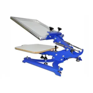 1 Color Silk Screen Printing Machine 1 Station Press Printer DIY Shirt Equipment