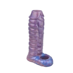 YOCY Gode de masturbation érotique pour hommes préservatif pénis épaissi mâle et femelle flirtant stimulation orgasme loup accolades - Product Image 5