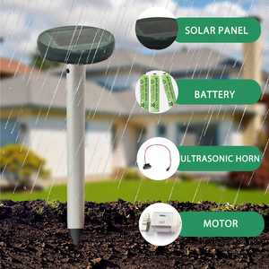 Vườn năng lượng mặt trời nốt ruồi siêu âm Bọ Cạp rắn gặm nhấm gopher gai Chaser groundhog năng lượng mặt trời nốt ruồi <span class=keywords><strong>Repeller</strong></span> - Product Image 4
