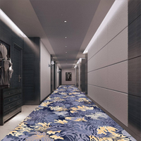 Tapis mural commercial imprimé sur mesure en jacquard, résistant aux taches et antidérapant, pour bureaux et hôtels