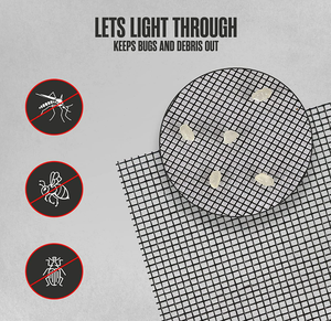 Écran à cadre magnétique avec toile métallique en acier inoxydable à <span class=keywords><strong>maille</strong></span> simple <span class=keywords><strong>pour</strong></span> fixation instantanée sur fenêtre métallique - Product Image 6
