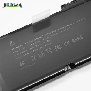 BK-Dbest 새로운 원래 노트북 배터리 맥북 배터리 13 인치 A1331 A1342 늦은 2009/Mid 2010 노트북 배터리