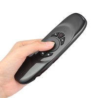 Mini clavier sans fil USB 2,4G pas cher avec télécommande Android Air Mouse C120 et fonction vocale