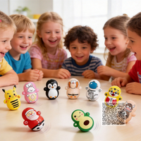80er 90er Jahre Klassische Kleine Spielzeug-Mini-Rollfiguren Cartoon-Tierfiguren Großhandel Günstige Spielzeuge für Piñata und Geschenkideen