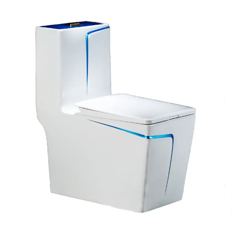 Approvisionnement direct d'usine salle de bain sanitaire en céramique une pièce cuvette de toilette pas cher prix commode toilettes