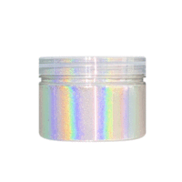 Poudre holographique arc-en-ciel, miroir laser chromé, pigment pour nail art