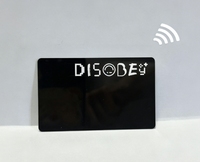 Muestra Gratuita de Tarjeta NFC de PVC Personalizada con Código QR Único para Redes Sociales