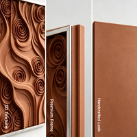Sculpture abstraite minimaliste moderne YZOK, art décoratif, design 3D, décoration murale carrée en bois, art mural en bois blanc